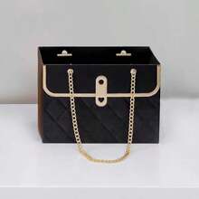 3pcs Romantic Flower Gift Bags, Rectangular Floral Packaging Bags, Creative Bouquet Pouches With Drawstring - Used For Storing Earrings, Rings, Necklaces, Bracelets, Small Gifts, Wedding Keepsakes, Party Favors