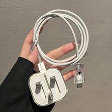 3件套蜘蛛/蝴蝶/花朵图案苹果数据线保护套，兼容苹果20W英规充电器适配器，防止数据线破损 - 彩色 - 查看 4