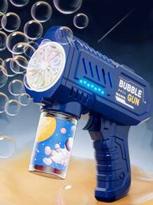 1Set 29 Holes Bubble Gun Electric Automatic Bubble Blower Children's Portable Outdoor Wedding Party Toys Children's Birthday Gifts Gifts (Without Bubble Solution And Batteries) Electric Bubble Blower, Children's Automatic Bubble Blower, Children's Bubble Blower Outdoor Toys Suitable For Children's Birthday Gifts (The Colors Of Some Accessories Are Random)