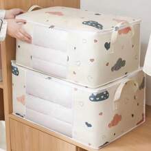 Large Capacity Zipper Dust Proof & Storage Bag For Quilt, Blanket, Clothes, Closet, Under Bed