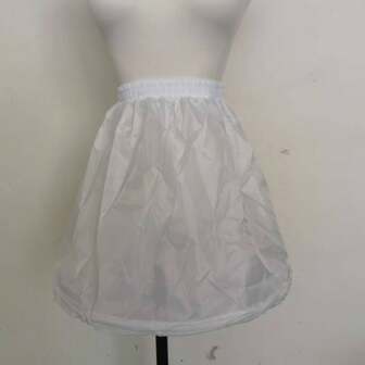 Robe de princesse bouffante pour enfants, tenue de tous les jours pour petite fille, robe de demoiselle d'honneur avec anneau en acier élastique et ajustable, jupe bouffante, une seule circonférence, pour Halloween, la Saint-Valentin