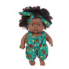 8 Inch/20cm Baby Doll With Headband And Clothes, Children's Educational Toy, Standing Size 8 Inches (20 Centimeters), Suitable For Party Games For Children Over 3 Years Old, Halloween/Christmas Gift - Multicolor - View 7