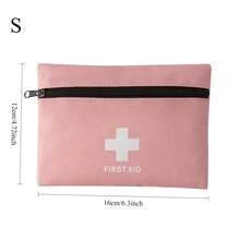 1 件便携式多功能药品收纳袋，适合家庭和旅行使用 - 粉色 - 查看 4