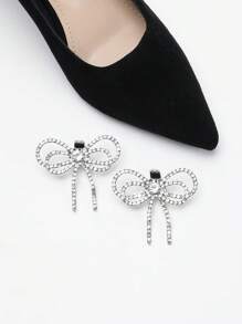 Accesorios decorativos de metal extraíbles con rhinestones, adecuados para sandalias, clips de zapatos