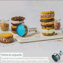 La Mejor Cucharada de Helado para un Sándwich de Helado Perfecto Cada Vez , Recoge Sin Esfuerzo todo tipo de Helados, Gelatina, Sorbete y más con solo una mano - Multicolor - Ver 6
