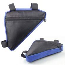 1pc Multi-Functional Mountain Bike Bag, Large-Capacity Front Beam Bag, Tool Bag, Mountain Road Cycling Bag, Triangular Bag