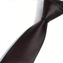 MANOBLE 2.36 英寸修身领带，时尚商务休闲正式婚礼派对领带，带图案，带礼盒