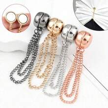 1/2/3/4pcs Women Fashion Magnet Clips - Versatile Shawl & Scarf Fastener, Mixed Color, Won''t Damage Clothes - Multicolor - View 7