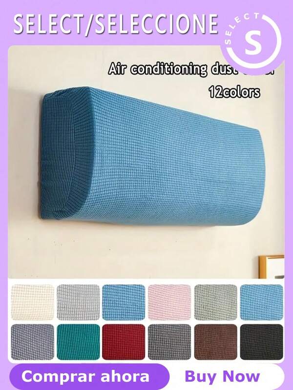 Air Conditioner Cover Wall Mounted AC Cover Dustproof AC Cover Stretchable AC Protector Elastic AC Dust Cover AC Unit Shield Indoor AC Cover Minimalist AC Cover Plain Color AC Cover Universal AC Cover Home Dust Protector Modern AC Cover Wall Hanging Shield Dust Prevention Sleeve Soft Fabric Cover Stretch Fit Protector Simple Style