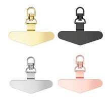 2/4 件装通用 360° 旋转手机挂绳挂钩、超薄不锈钢金属片、安全手机系绳连接器、手机配件 - 彩色 - 查看 12