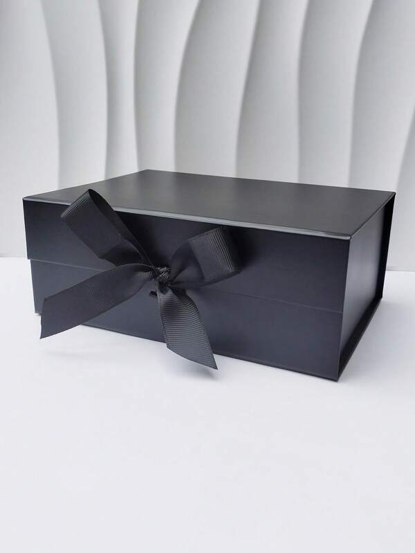 Zusammenklappbare dicke Geschenkboxen aus Pappe für Geschenkverpackung, rechteckige Box mit Magnetverschluss, Schleife für Trauzeugen Antrag, Hochzeit, Weihnachten, Halloween, Geburtstags Geschenkverpackung