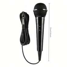XLR Dynamic Microphone, Wired, Cardioid, Professional Handheld Microphone For Karaoke, Singing, With 1/4" Connector, Suitable For Vocals, DJ, Music, Speaker