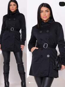 Casaco Moletom Sobretudo Feminino Inverno