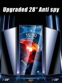 2 pezzi di protezione dello schermo in vetro temperato antispionaggio a copertura totale, bordi neri, facile da applicare senza bolle, anti-sbirciamento, compatibile con Samsung Galaxy S21/S22/S23/S24 Ultra/S24 FE, resistente a graffi, cadute e acqua