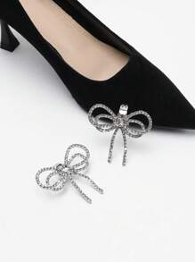Accesorios decorativos de metal extraíbles con rhinestones, adecuados para sandalias, clips de zapatos