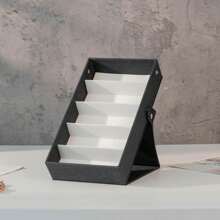 5-Compartment Luxury Oxford Cloth Standing Storage Box, Multi-Functional Large Capacity, Unisex Design! Organize Glasses, Jewelry, Hair Accessories, Watches, Keep Space Neat And Clear, Multi-Compartment Design For Better Classification, Bid Farewell To Clutter, Minimalist High-End Aesthetic Storage Solution