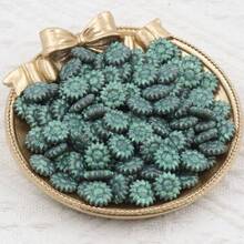 100 Stücke/Beutel Sonnenblumen-förmige, farbgemischte Siegelwachsperlen für Siegelstempel, hervorragend zum Verzieren von Karten, Umschlägen, Hochzeitseinladungen, Geschenkverpackung, Schulmaterial - Verschiedenfarbig - Übersicht 36