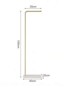 1pc Nordic Minimalist Modern Hanging Clothes Rack, Luxury Stand-Up Floor Clothes Hanger For Bedroom, Lightweight & Easy Assembly
