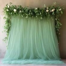 1 Peça Tule Transparente, Arco de Presente de Casamento e Noiva Romântico, Cortina, Decoração de Poliéster de Tema de Princesa Elegante, Adequada para Noivado e Chás de Bebê Adolescentes - Sem Iluminação Necessária, Decoração de Evento Romântico | Decoração de Local Elegante | Tecido de Poliéster