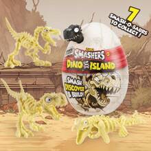 ZURU Ovo Nano ZURU Smashers Série 5 Dino Island, [Ovo Mistério Sortido] 7495