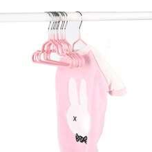 10pcs Mini Metal Pet Clothes Hangers, Pet Apparel Storage, Small Dog Cat Clothes Racks