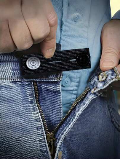 1/2/4pcs-Pieces Belt Extension Buckle, Elastic Adjustable Pants Extension, Stretch Button For Maternity Pants