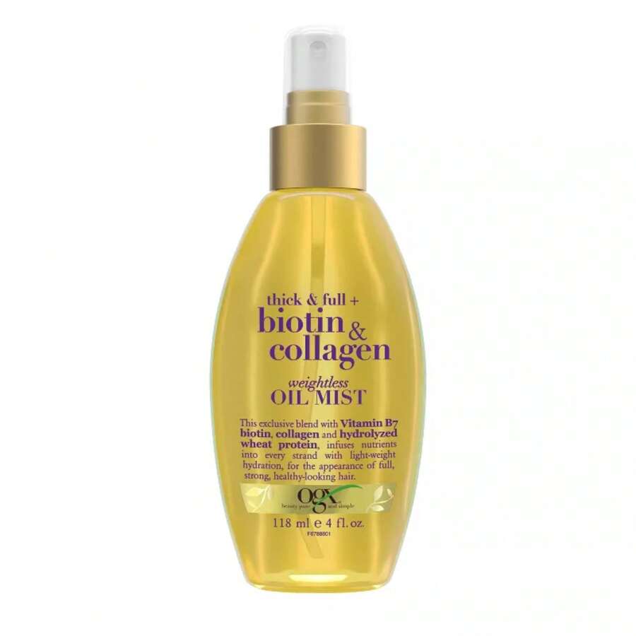 Biotin & Collagen Weightless Hair Oil Mist - 4 Fl Oz - 1 - View 1