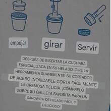 La Mejor Cucharada de Helado para un Sándwich de Helado Perfecto Cada Vez , Recoge Sin Esfuerzo todo tipo de Helados, Gelatina, Sorbete y más con solo una mano - Multicolor - Ver 3