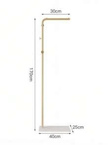 1pc Nordic Minimalist Modern Hanging Clothes Rack, Luxury Stand-Up Floor Clothes Hanger For Bedroom, Lightweight & Easy Assembly