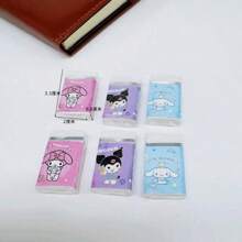 Sanrio 40 Sanrio Eraser Small Brushed Monochrome Bags, Paper Coated Erasers, Back To School Season, School Prizes, Birthday Gifts, Party Gifts, Holiday Gifts, School Supplies