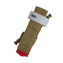 Torniquete de gato azul/rojo/caqui/negro, torniquete táctico militar de supervivencia para combate al aire libre, primeros auxilios giratorios, emergencia médica, 1 ud. - Caqui - Ver 3