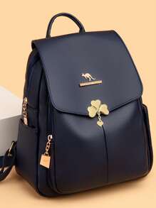 Diebstahlsicherer Rucksack aus Kunstleder für Frauen, multifunktionale modische Tasche für den Tag, leichte Reise-Tasche mit vielen Taschen, große Kapazität einfacher Schulranzen, praktische Büchertasche, für Studenten, Reisen, Geschäftsreisen, tägliches Pendeln, Einkaufen, Büro, Date, Outdoor, Geburtstaggeschenk, Feiertagsgeschenk, Rucksack