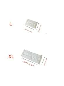 1PCSNordic Cut-Out Carpet For Home Use, Cut-Out Carpet For Living Room, Bedroom, Bed Side, Long Strip, Floor Mat, Wholesale - White - View 3