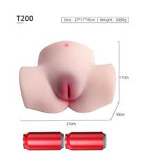 Giocattolo realistico a forma di gamba per uomini: Giocattolo sessuale maschile in TPE con vagina e ano, senza batterie, busto femminile realistico per adulti, giocattolo sessuale senza batterie (esclusi i vestiti)