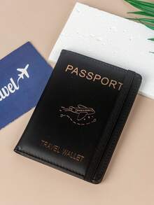 Passport Holder Wallet, Travel RFID Blocking Passport Cover With Elastic Band, Multi-Layer Card Slots, SIM Card Slot, Multifunctional Wallet & Card Case For Back To School Lightweight For Travel For Flight