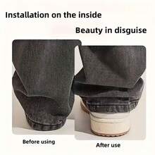 10/1pc Invisible Leg Shortening Clips, Anti-Slip Pants Edge Clips, No-Sew Hidden Buckle For Leg Closure, Anti-Towling Pants Hem Fixing Device, Pants Hem Fixing Clip, Perfect For Tailored Clothing,Suitable For Cuffs, Clothing Corners, Leg Shortening, Anti Slip, Clothing - Multiple Colors - Multicolor - View 7