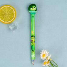Disney 9pcs[ Disney Official ] Inside Out Erasable Gel Pen Full Character Color Gel Pen Exam Diary Seamless Modification School Supplies, Back To School