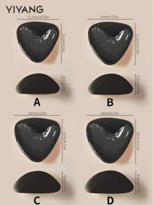 Double-Sided Sticky Bra Inserts, Self Adhesive Pads Ultra Instant Lift Bra, Push Up Bikini Pads For Sports Bra Swimsuit