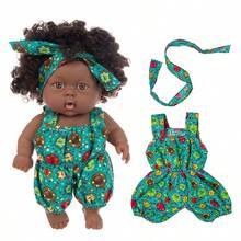 8 Inch/20cm Baby Doll With Headband And Clothes, Children's Educational Toy, Standing Size 8 Inches (20 Centimeters), Suitable For Party Games For Children Over 3 Years Old, Halloween/Christmas Gift - Multicolor - View 6