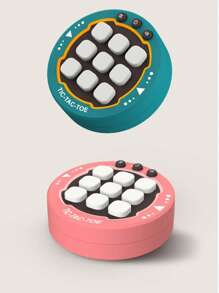 1pc Handheld Tic-Tac-Toe Game, Made Of ABS Material, 3 Game Modes, Strategy & Logic Toy, Birthday Gift For Teenagers, Portable Mini Intelligence Game