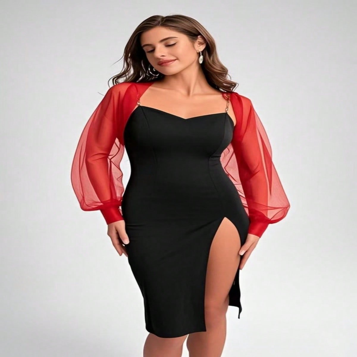 Sheer Mesh Shrug Jacket, Thin & Long Sleeve, Minimalist Design, Sexy & Transparent, Bridal Shawl Fall Clothes For Women