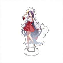 Anime 1pc "Blue Archive The Animation"15cm,Display Stand Person Model,Suitable For Bags And Keys,Car Key Bag Backpack Small Key Ring ,Tabletop And Home Decor,Id Al-Adjha A Graduation Gift For Friends, Car Accessories Bag Charm School Cartoon