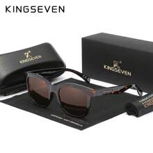 KINGSEVEN Lunettes pour hommes, lunettes de soleil extérieures, pêche, conduite, retour à l'école, look de prépa