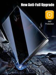 2 pezzi di protezione dello schermo in vetro temperato antispionaggio a copertura totale, bordi neri, facile da applicare senza bolle, anti-sbirciamento, compatibile con Samsung Galaxy S21/S22/S23/S24 Ultra/S24 FE, resistente a graffi, cadute e acqua