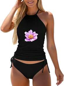 Women's Swimsiut High Quality Material For Comfortable Wearing Experience Perfect Addition To Your Everyday Wardrobe Collection - Black - View 3