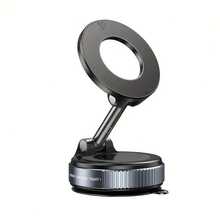 360° Rotating Magnetic Phone Holder, Foldable & Extendable, Compatible With IPhone 16/15/14/13/12, Made Of ABS, Non-Waterproof, Suitable For Car/Shower/Travel/Gym/Smooth Surfaces - Black - View 12