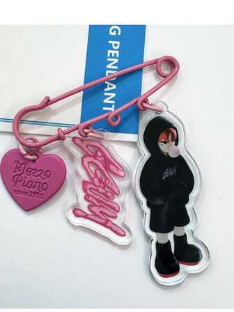 TT Choi Raenjun "GGUM" Cartoon Character Acrylic Brooch, Pin, Accessory, Cute Figurine, Merchandise