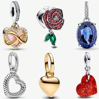 1 dije colgante de corazón infinito con destellos, plateado en plata, apto para pulsera, collar, joyería DIY, regalo de cumpleaños, regalo de aniversario