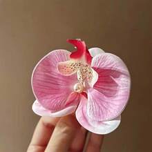 1 pièce Épingle à cheveux fleur de rose rouge réaliste, pince élégante pour la frange latérale, accessoire décoratif pour les cheveux en forme de pince, barrettes pour les cheveux - Multicolore - Voir 22