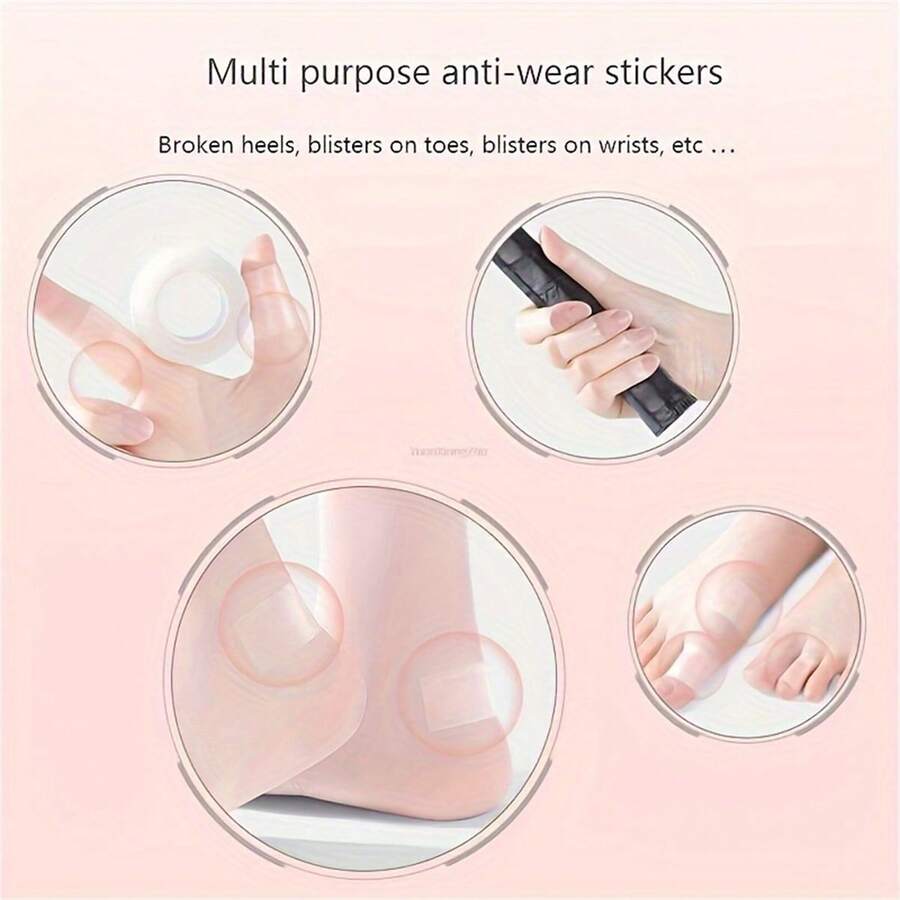 Băng keo gel silicon trong suốt 5m, không mùi, linh hoạt, bảo vệ chân, ngón tay, ngón chân - Không thấm nước, có thể tái sử dụng, vừa vặn vô hình - Thiết yếu cho du lịch và thoải mái khi đi giày - Nhiều màu - Xem 1